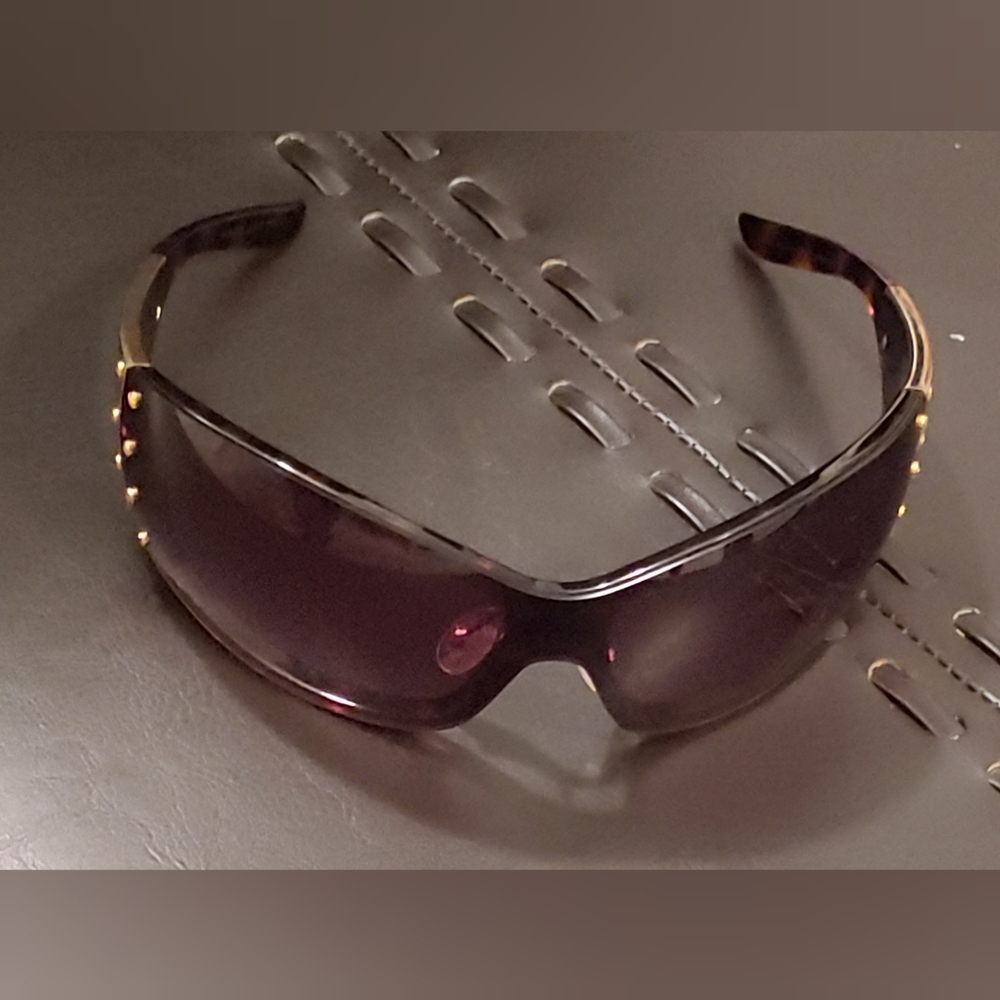 ✨Fashion Forward ⏩ ✨ Marc Jacobs Wrap Sunglasses Tortoise Gold/Brown - Picture 2 of 8